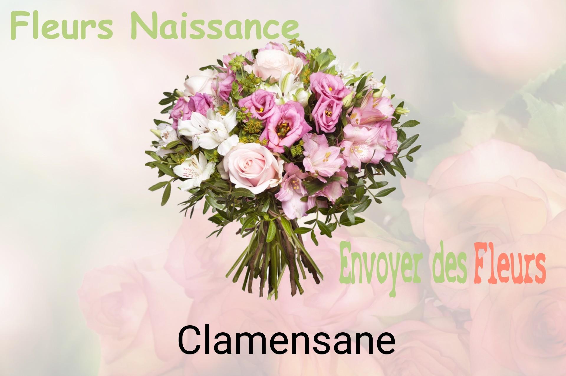Bouquet de fleurs de naissance livré à Clamensane
